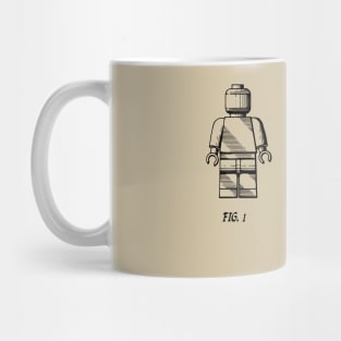 Minifigure Lego Patent Print 1979 Mug